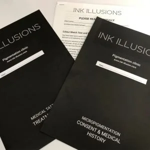 Patch test, medical form & info pack