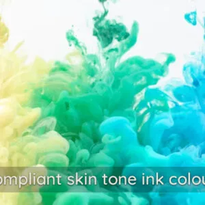REACH compliant skin tone inks colour mixing training