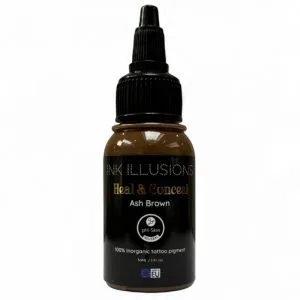 Ash brown scar camouflage ink