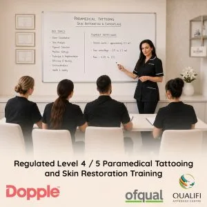 Dopple Payment Application for Qualifi Level 4 / 5 Paramedical Tattoo Conversion Course