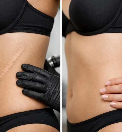 Scar Camouflage Tattoo Before and After