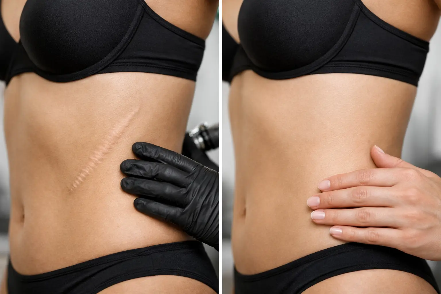 Scar Camouflage Tattoo Before and After