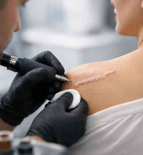 How Does Scar Revision Tattooing Work Safely?