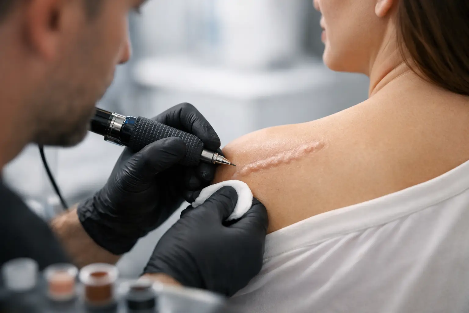 How Does Scar Revision Tattooing Work Safely?
